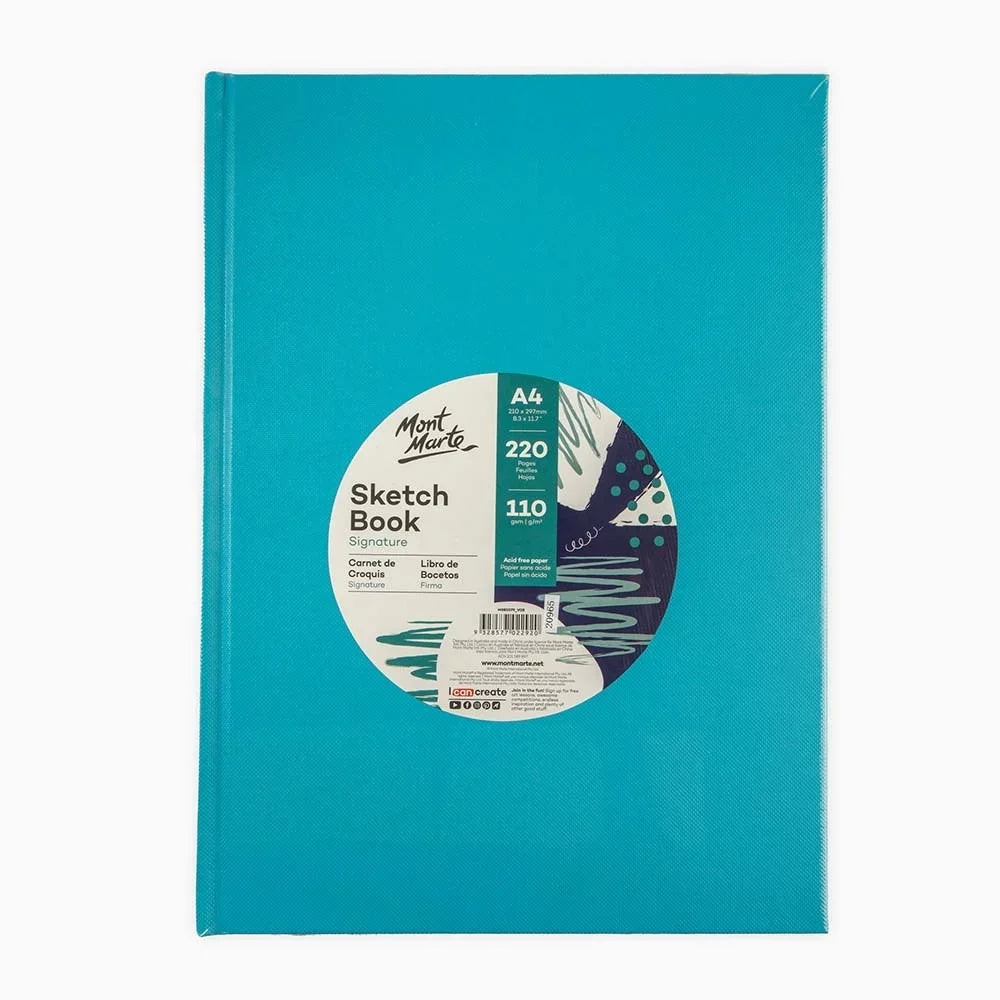 ჩანახატების სკეჩბუქი მყარი ყდით A4 - Sketch Book A4 Hard Cover 220pg 110gsm