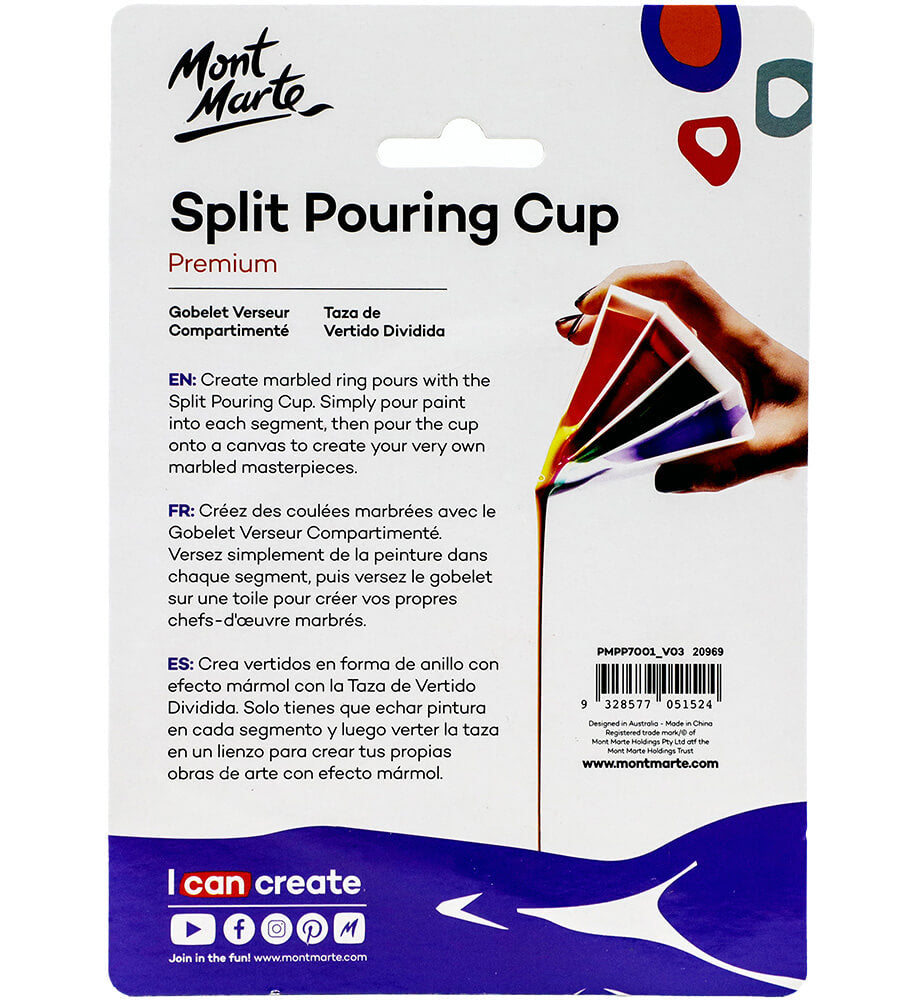 დანაყოფებიანი ჭიქა (აკრილის დასასხმელი) MM Split Pouring Cup