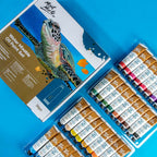 წყალში ხსნადი ზეთის საღებავი - MM Water Mixable Oil Paint Set 36pc x 18ml