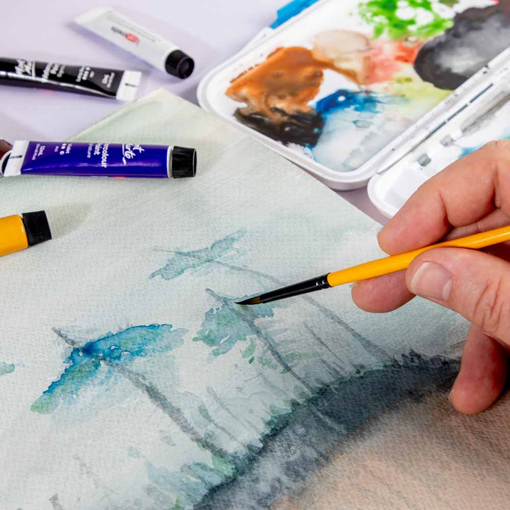 აკვარელის საღებავი - MM Watercolour Paints 12pc x 12ml