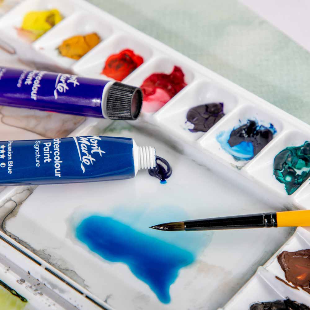 აკვარელის საღებავი - MM Watercolour Paints 12pc x 12ml