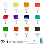 აკვარელის საღებავი - MM Watercolour Paints 12pc x 12ml