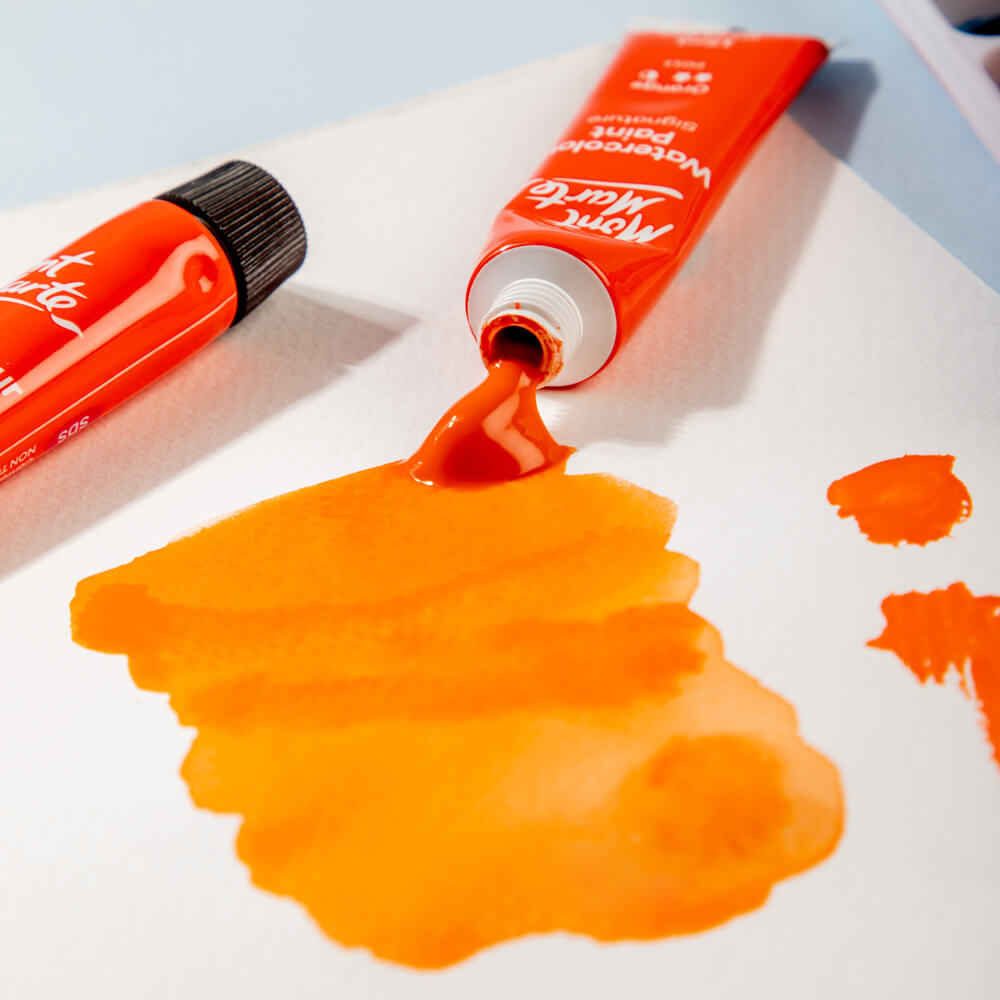 აკვარელის საღებავი ნაკრები 18 ფერი MM Watercolour Paints 18pc x 12ml