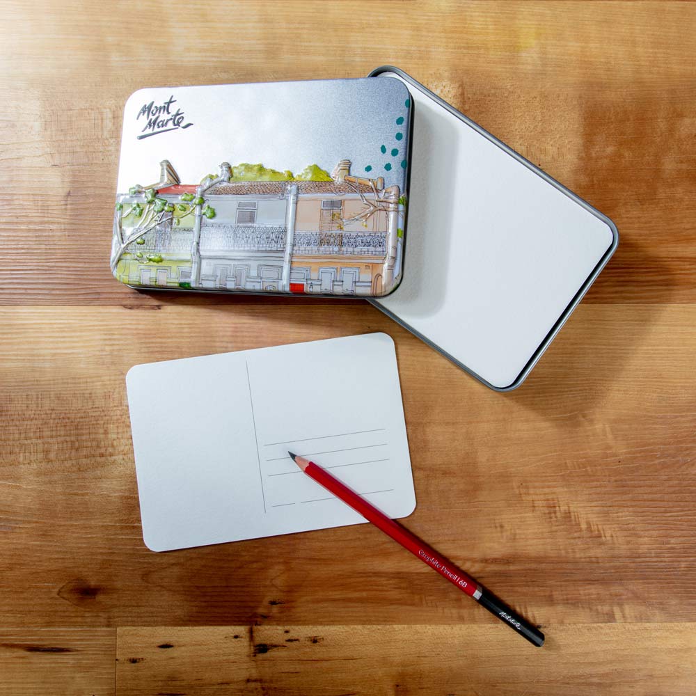 MM აკვარელის პოსტკარტები 300gsm 24 ცალი-MM Watercolour Postcards 300gsm 24 Sheets