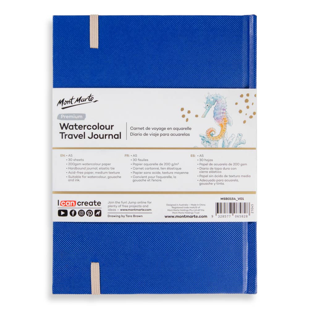 MM Watercolour Travel Journal A5
