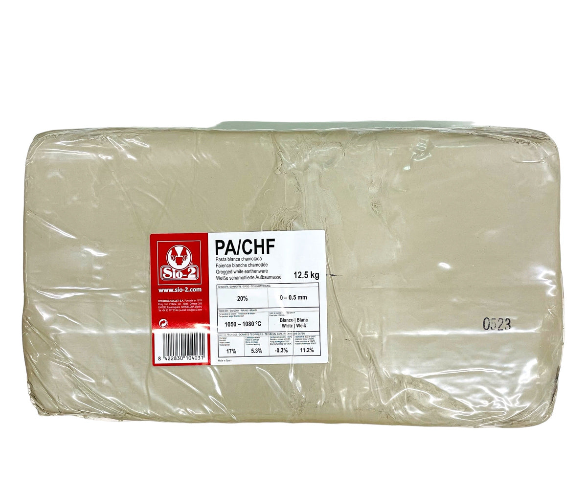 SIO-2 PA/CHF BlancaChamota/თეთრი შამოტი 0-0.5mm 12.5kg (150-1080C)