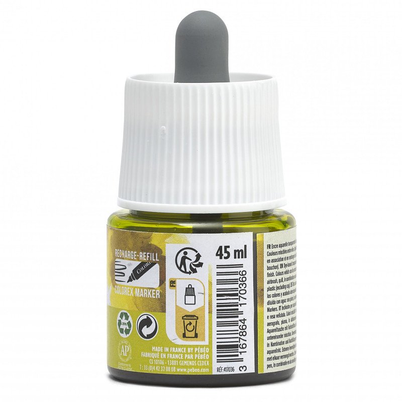 COLOREX 45ML CHARTREUSE - აკვარელის საღებავი(მელანი)