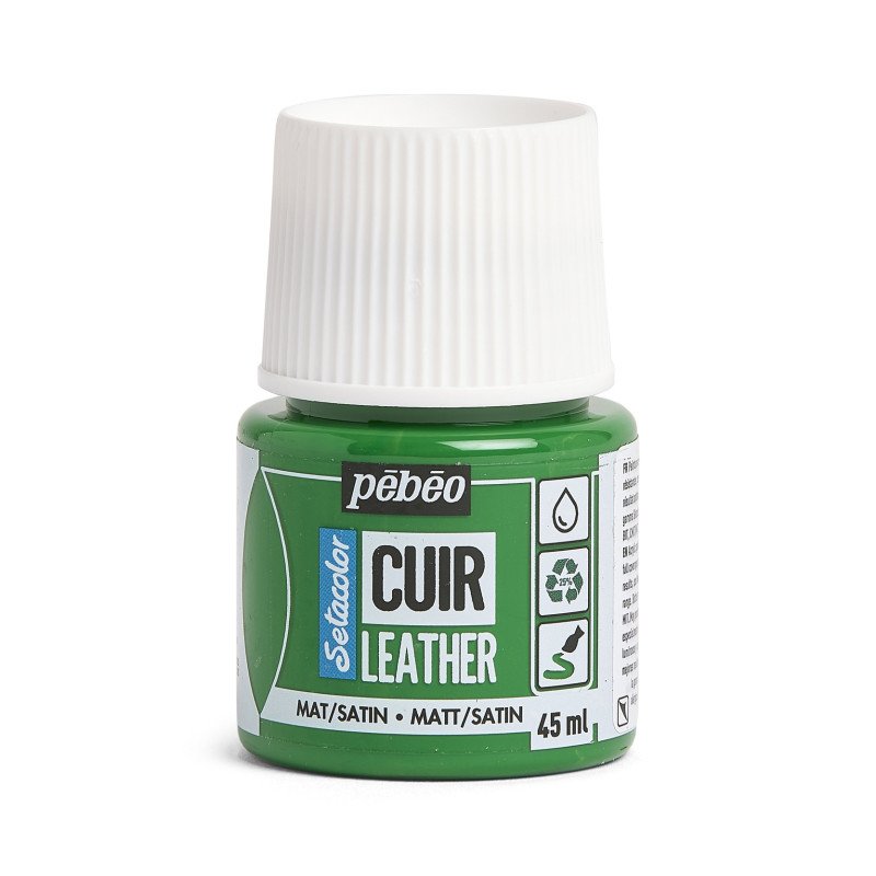 Pebeo Setacolor Leather Paint 45ml Cactus Green