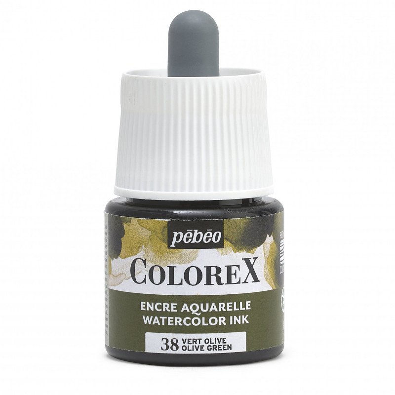COLOREX 45ML OLIVE GREEN - აკვარელის საღებავი(მელანი)