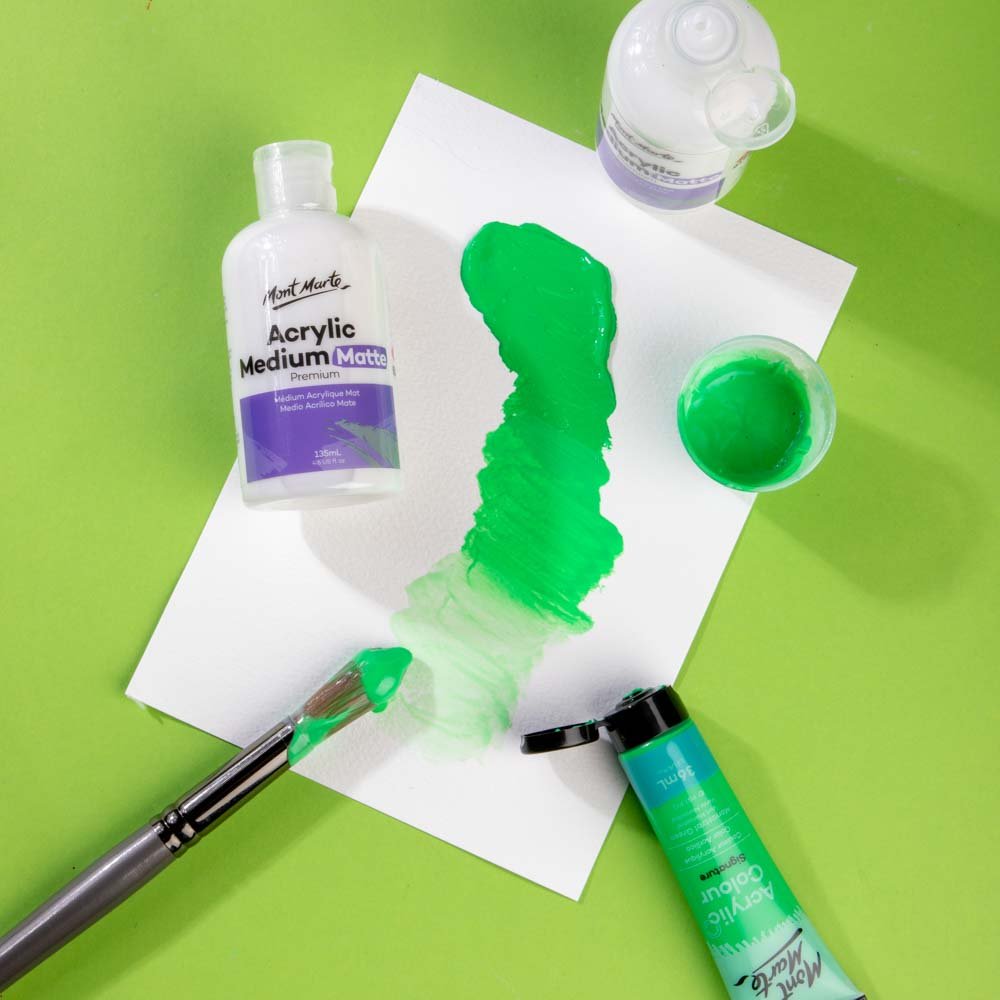 აკრილის ლაკი მატი (მქრქალი) Acrylic Medium - Matte 135mls - ARTISTA