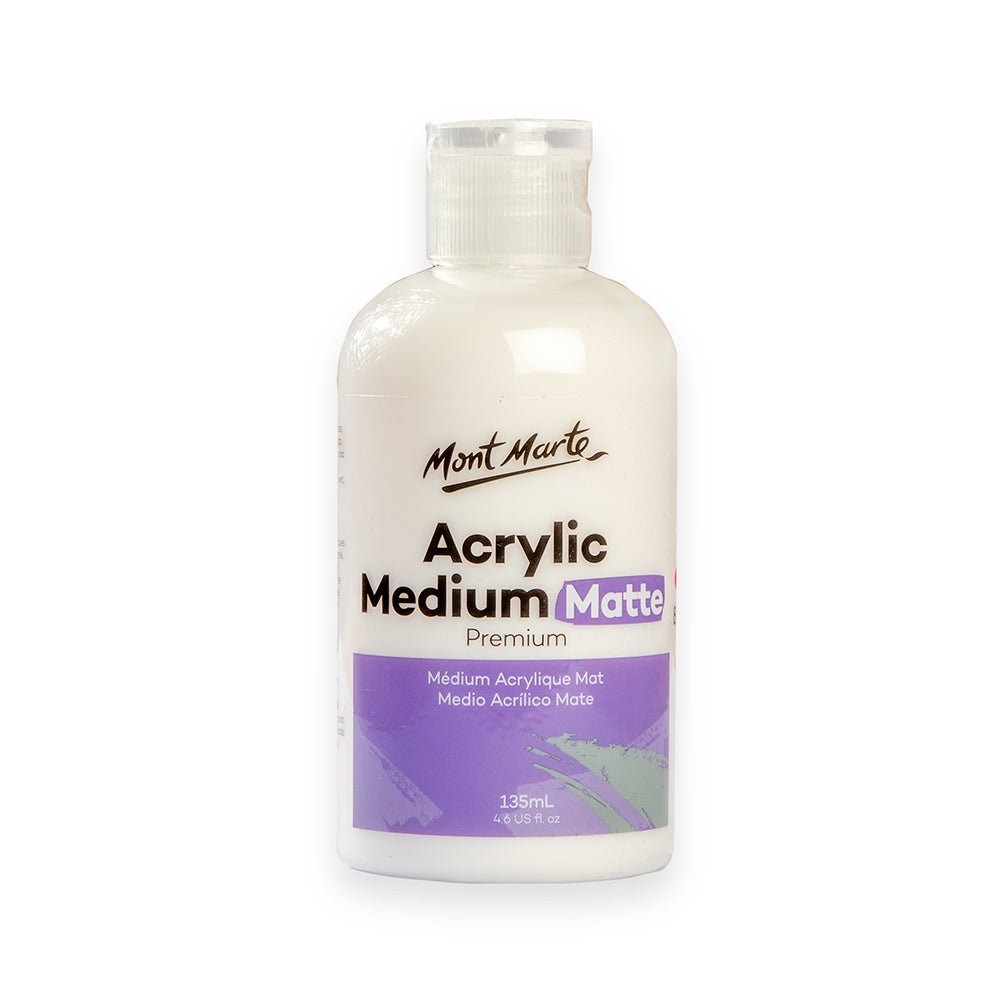 აკრილის ლაკი მატი (მქრქალი) Acrylic Medium - Matte 135mls - ARTISTA