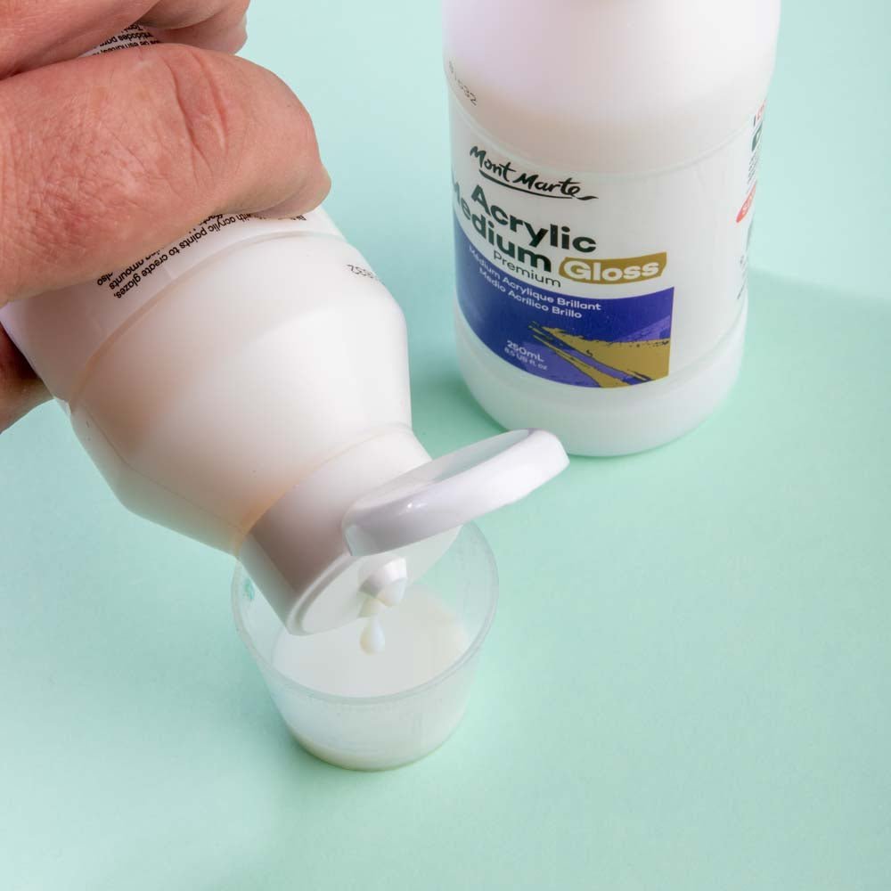 აკრილის ლაკი პრიალა (გლოსი) 135მლ - MontMarte Acrylic Medium - Gloss 135mls - ARTISTA