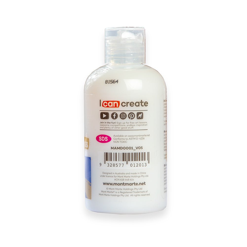 აკრილის ლაკი პრიალა (გლოსი) 135მლ - MontMarte Acrylic Medium - Gloss 135mls - ARTISTA