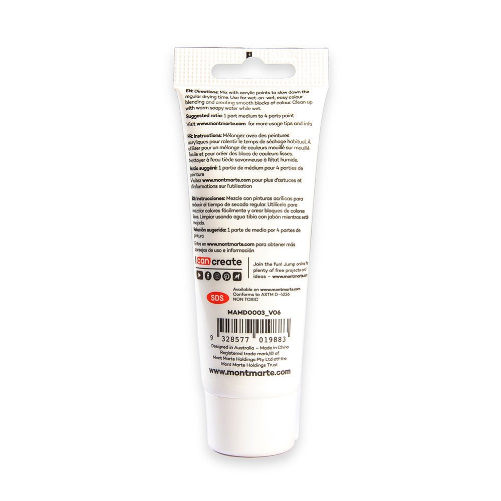 აკრილის რეთარდერი (შრობის შემანელებელი) MM Acrylic Retarder 75ml - ARTISTA