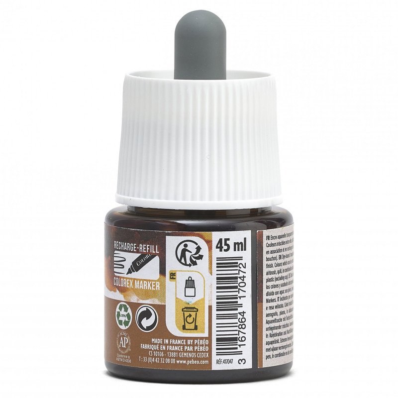 COLOREX 45ML TOBACCO  - აკვარელის საღებავი(მელანი)