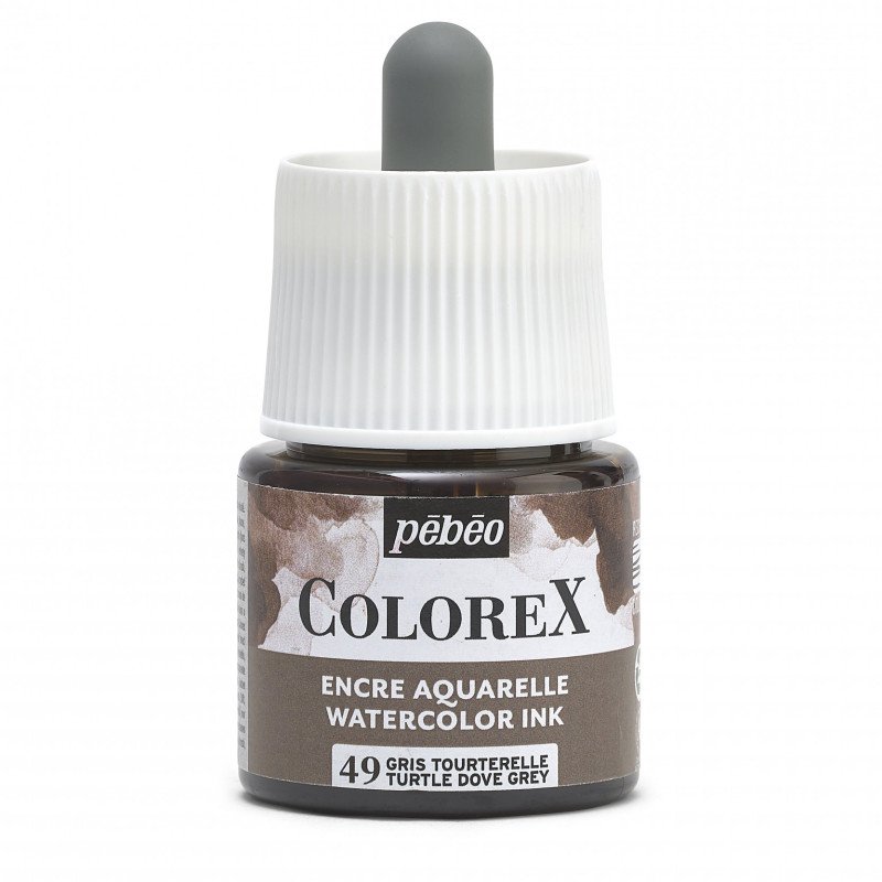 COLOREX 45ML TURTLE DOV GREY - აკვარელის საღებავი(მელანი)