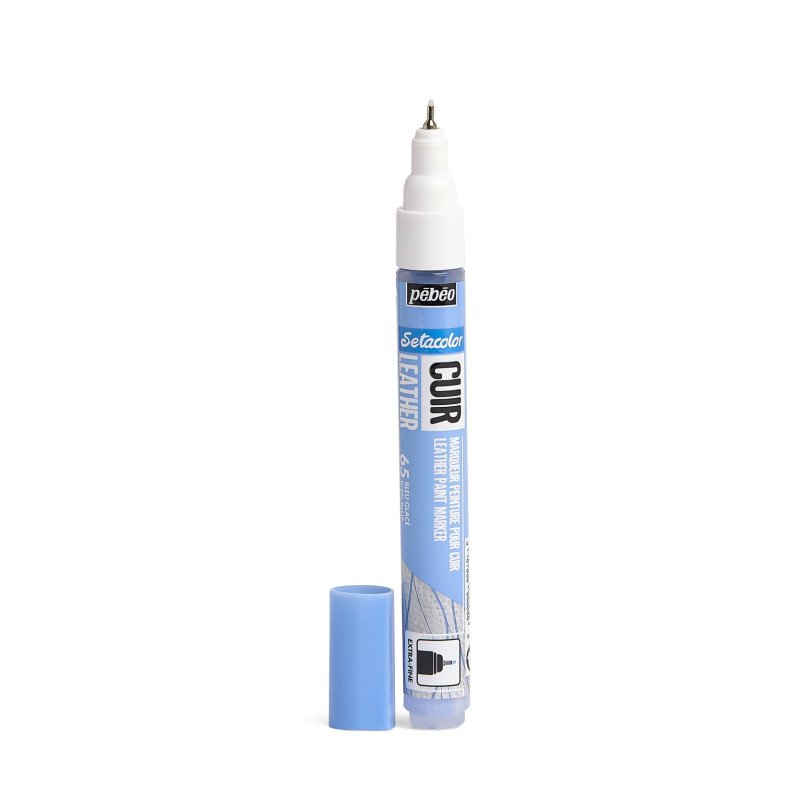 Leather Marker SETA LEATHER MARKE ICED BLUE