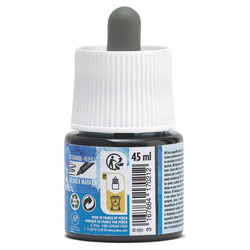 COLOREX 45ML CHINA BLUE - აკვარელის საღებავი(მელანი)