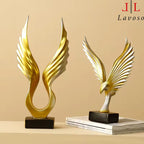 ავსტრაქტურლი სკულპტურა - Angel Wings Abstract Art Ornament