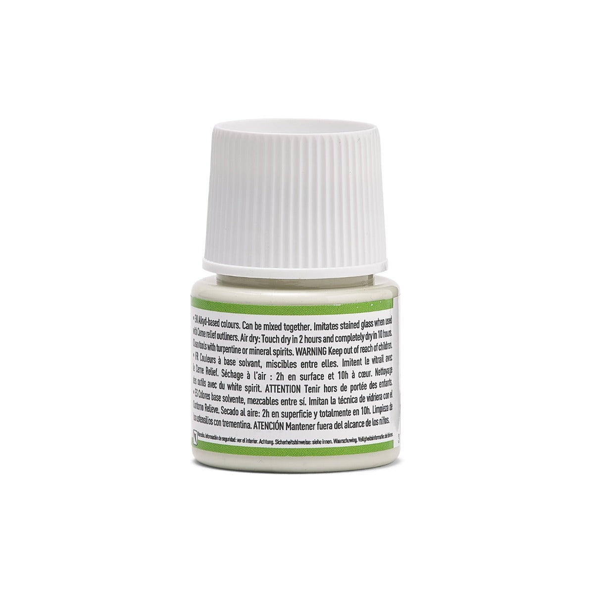 ვიტრაჟის საღებავი 45მლ - Pebeo Vitrail 45ml White (გამჭვირვალე მინის საღებავი)