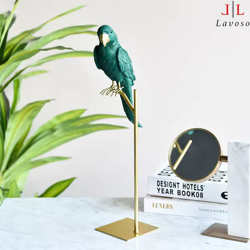 დეკორი თუთიყუშის Nordic creative lovers parrot indoor decorations