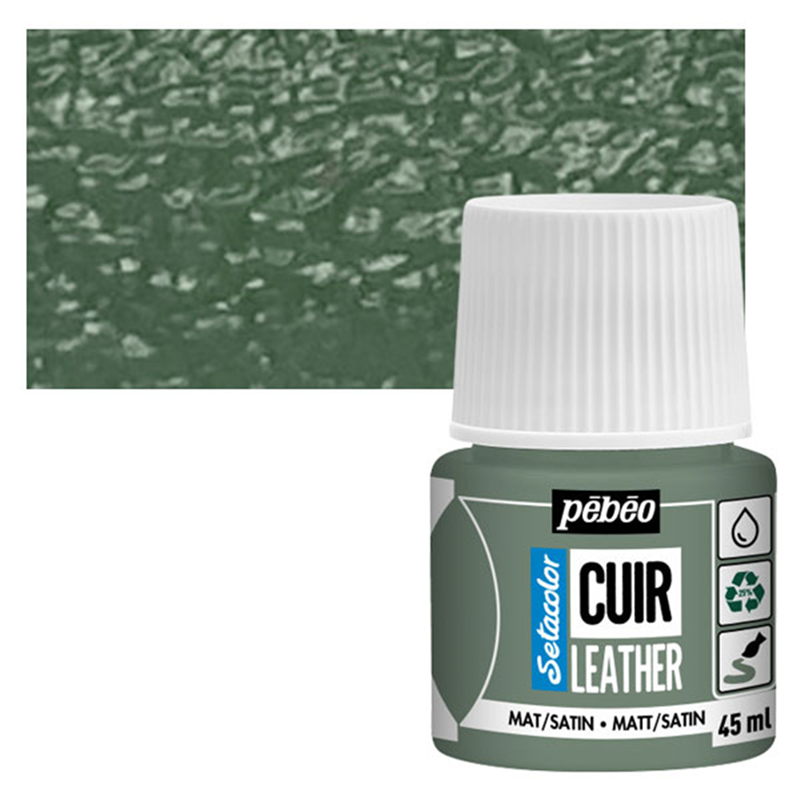 ტყავის საღებავი SETACO LEATH 45ML MATCHA GREEN