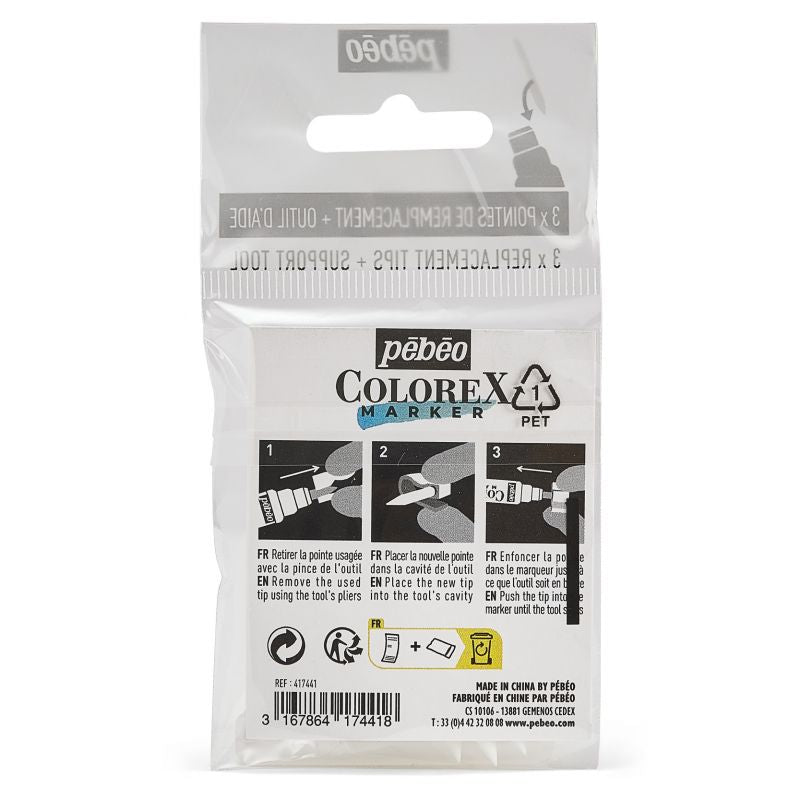 COLOREX MARKER TIPS BAG - აკვარელის მარკერის წვერები