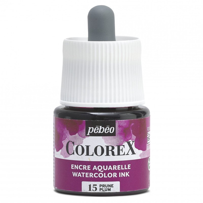 COLOREX 45ML PLUM - აკვარელის საღებავი(მელანი)