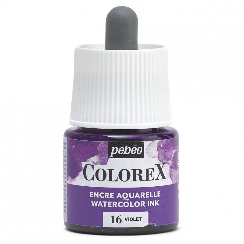 COLOREX 45ML VIOLET - აკვარელის საღებავი(მელანი)