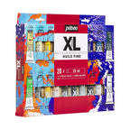 ზეთის საღებავების ნაკრები 20×20 მლ + ფუნჯი XL FINE OIL SET 20 ASSORTED 20 ML TUBES WITH BRUSH