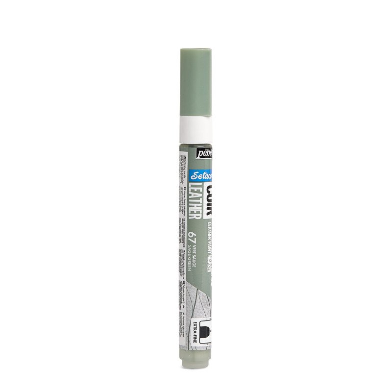 ტყავის მოსახატი მარკერი მწვანე - SETACOLOR LEATHER MARKER – SAGE GREEN