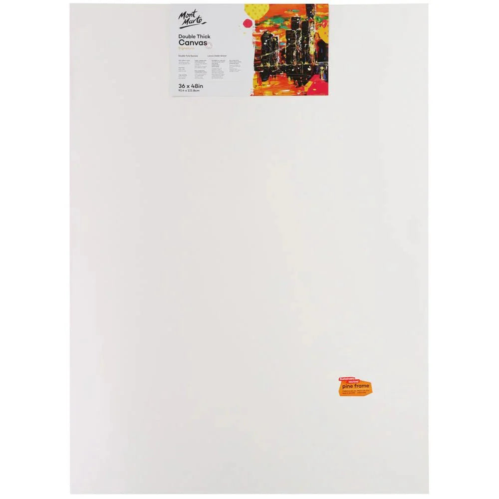 დაგრუნტული ტილო ორმაგ ქვეჩარჩოზე MM Signature Canvas Pine Frame D.T. 91.4x121.9cm