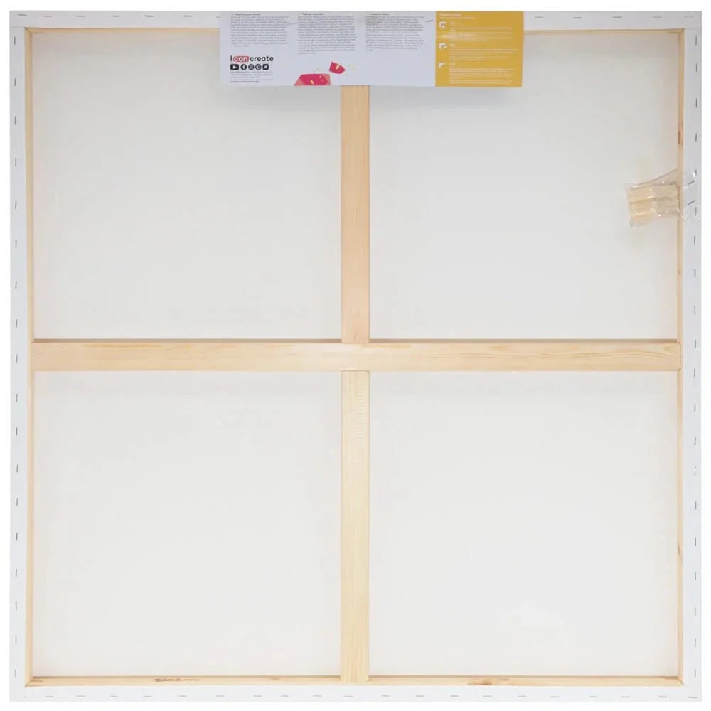 დაგრუნტული ტილო ორმაგ ქვეჩარჩოზე MM Signature Canvas Pine Frame D.T. 91.4x91.4cm - LUMINO