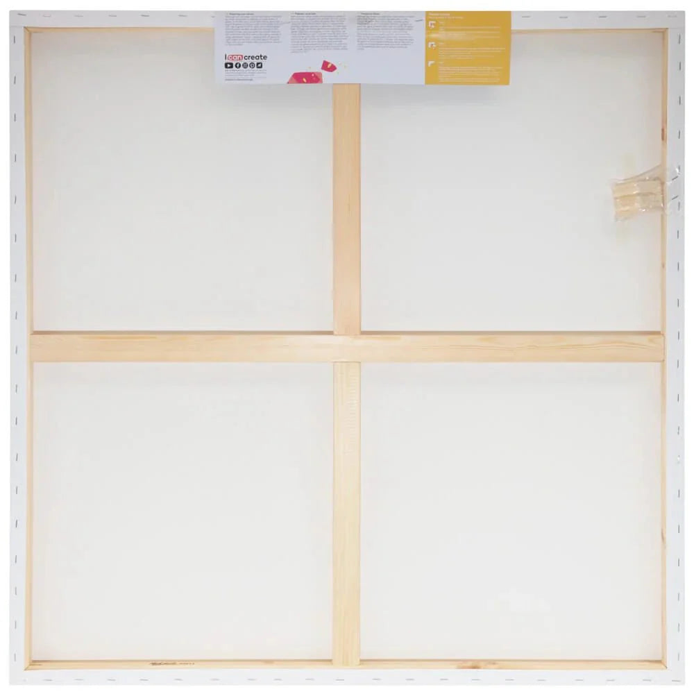 დაგრუნტული ტილო ორმაგ ქვეჩარჩოზე MM Signature Canvas Pine Frame D.T. 91.4x91.4cm