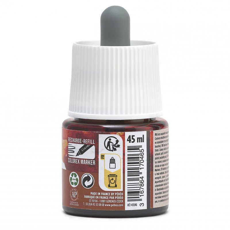 COLOREX 45ML SANGUINE - აკვარელის საღებავი(მელანი)