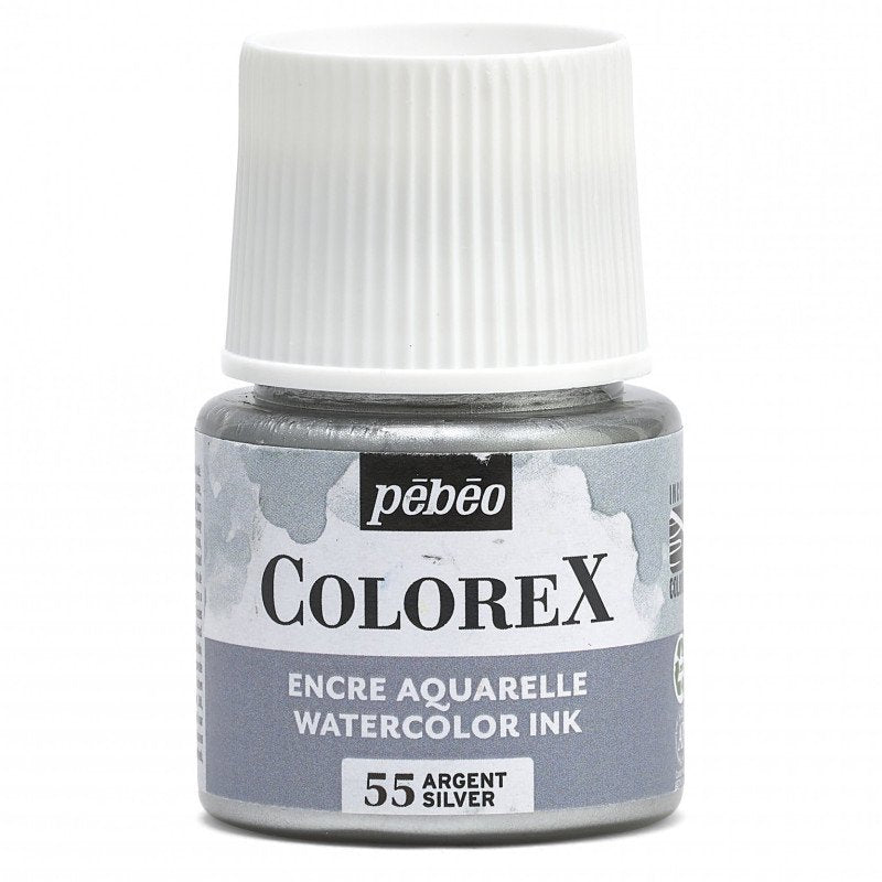 COLOREX 45ML SILVER - Watercolor paint (ink)