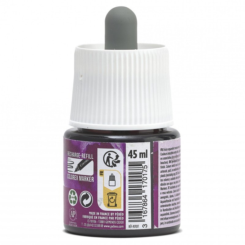 COLOREX 45ML WINE RED - აკვარელის საღებავი(მელანი)