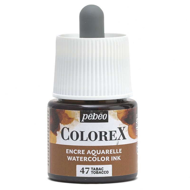 COLOREX 45ML TOBACCO  - აკვარელის საღებავი(მელანი)
