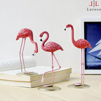 დეკორი ფლამინგო - Flamingo garden statues figurine