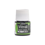 Витражная краска 45 мл - Pebeo Dark Green Vitrail 45 мл (прозрачная краска для стекла)