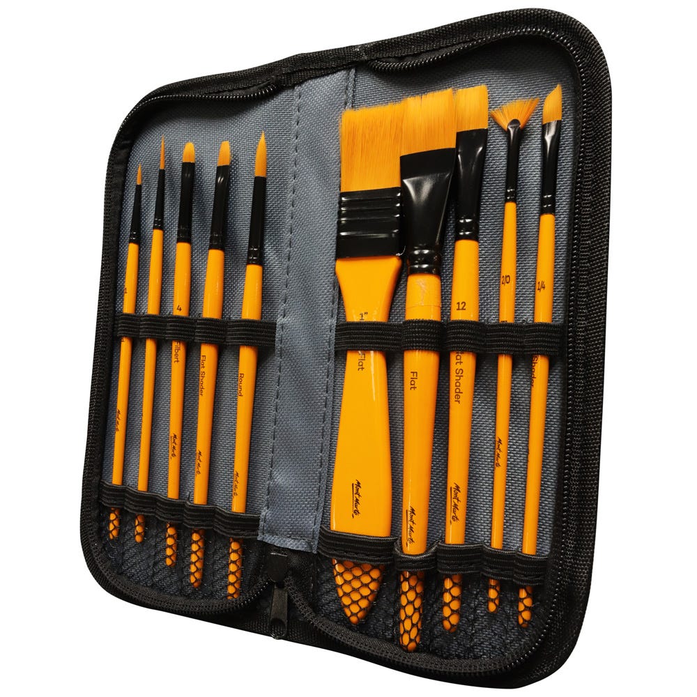 ფუნჯების ნაკრები პენლით (აკრილის) - MontMarte - ARTISTA