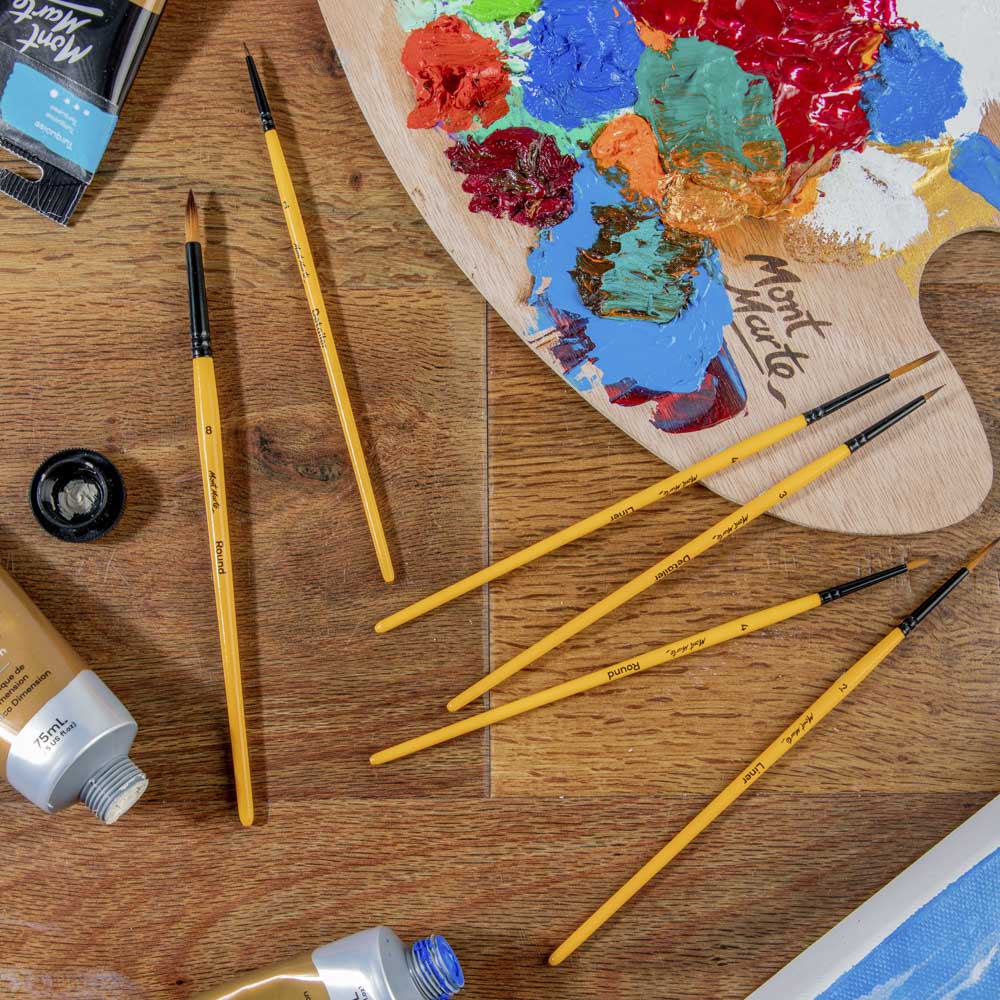 ფუნჯების ნაკრები (სინთეთიკური) Gallery Series Brush Set Acrylic 6pc BMHS0008 - ARTISTA