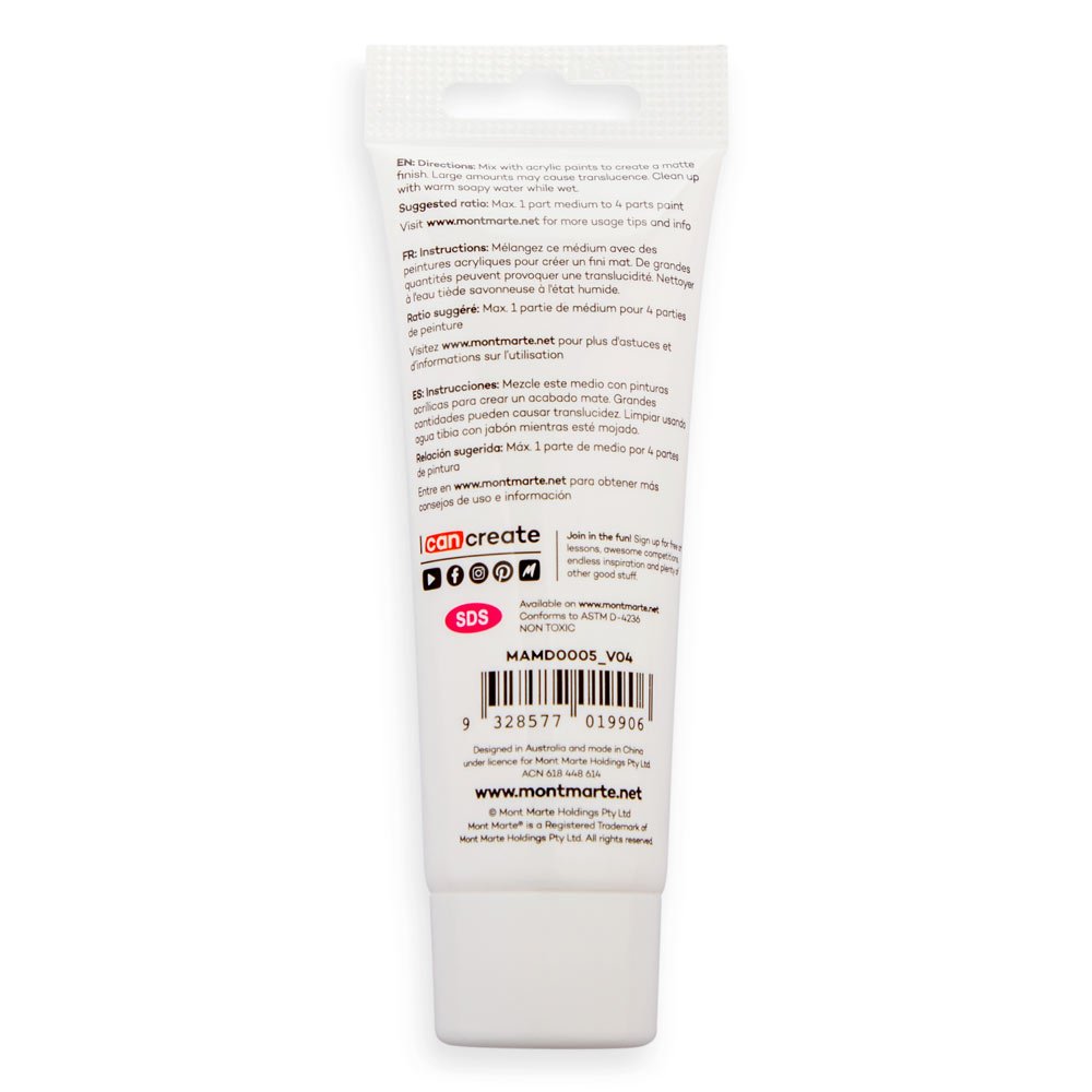 გელ მედიუმი მატი (აკრილისთვის) MM Gel Medium Matte 75ml - ARTISTA