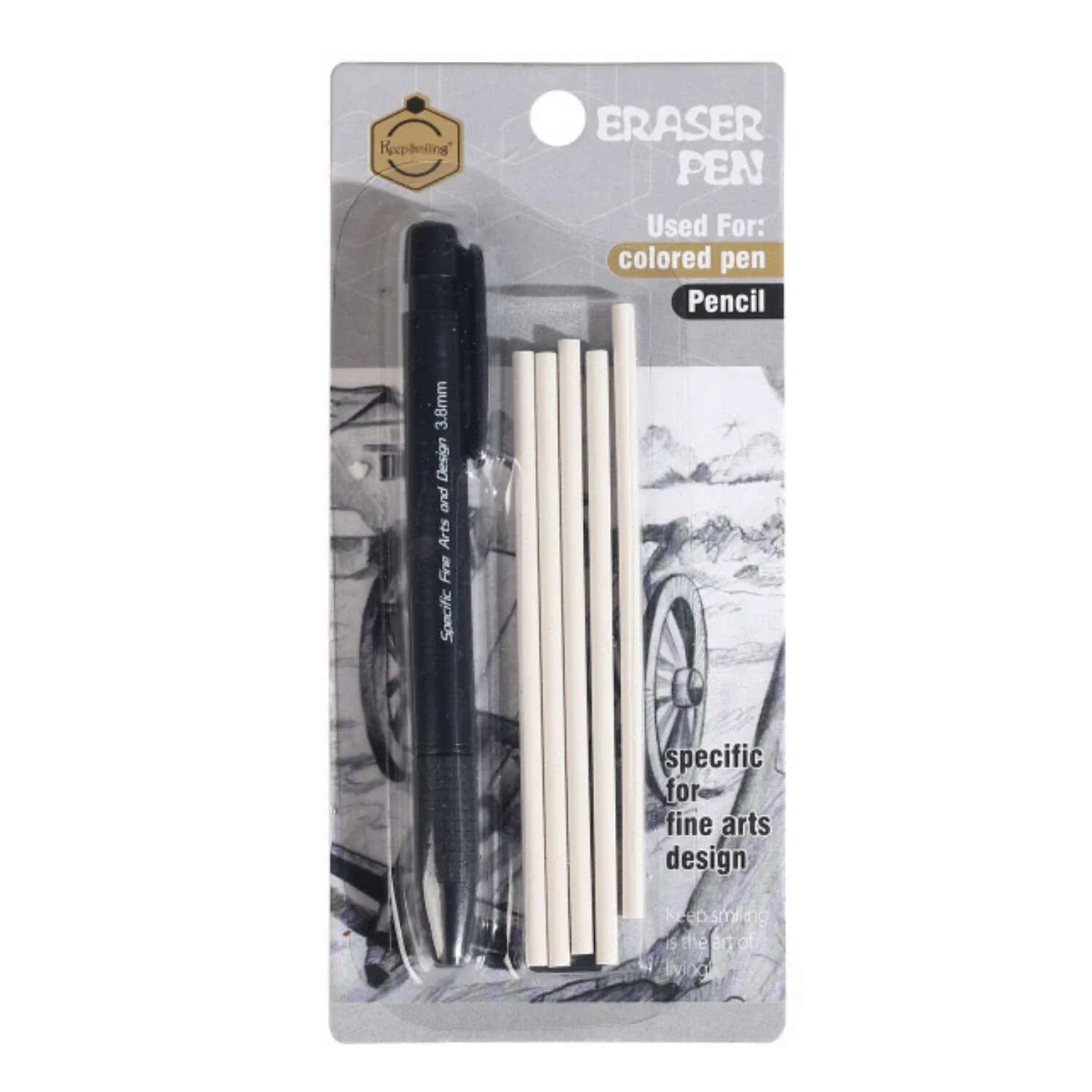 საშლელი კალამი - Eraser Pen - Keep Smiling