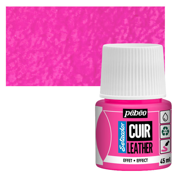 ტყავის საღებავი SETACO LEATH 45ML FLUO PINK