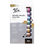 მეტალიკ აკრილის საღებავების ნაკრები MM Metallic Acrylic Intro Set 8pc x 18ml (Premium) - ARTISTA