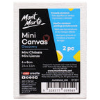 მინიატურული ტილოები 2 ცალი 6x8სმ MM Mini Canvas 6x8cm 2pc - ARTISTA