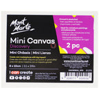 მინიატურულუ ტილოები 2 ცალი (შეკვრაში) MM Mini Canvas 8x10cm 2pc - ARTISTA