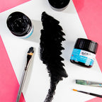 MM Acrylic Colour Paint 100ml - Lamp Black - LUMINO
