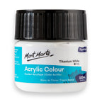 აკრილის საღებავი ტიტანის თეთრი 100მლ MM Acrylic Colour Paint 100ml - Titanium White